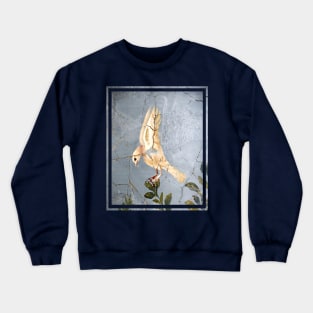 Pompeiian White Bird Crewneck Sweatshirt